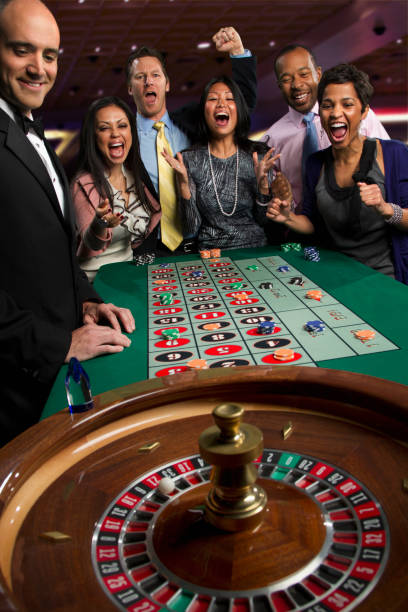 slot77 boba live casino studio with multiple dealer tables